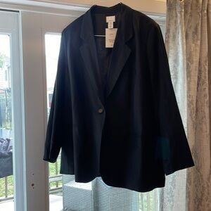 New with tags H&M linen blend blazer